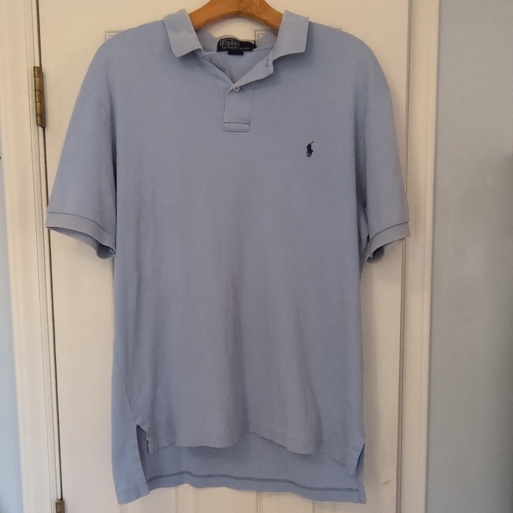 Vintage 90s Style Polo -by Ralph Lauren made‎ in Hong Kong size Large